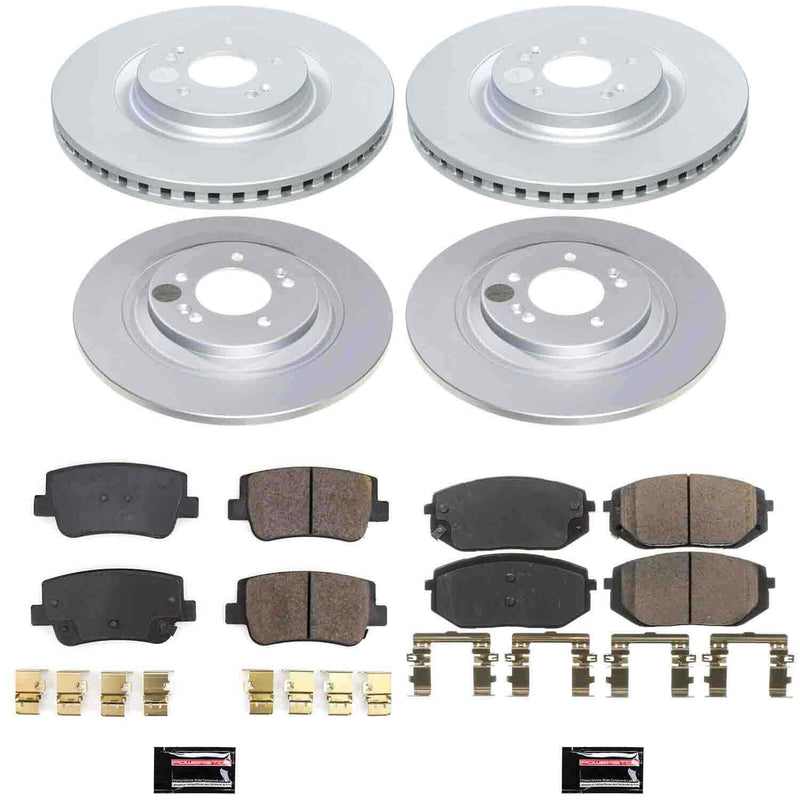 Power Stop CRK9246 Z17 Evolution Pad And Rotor Kit for 2022-2023 Hyundai Sonata N Line product image