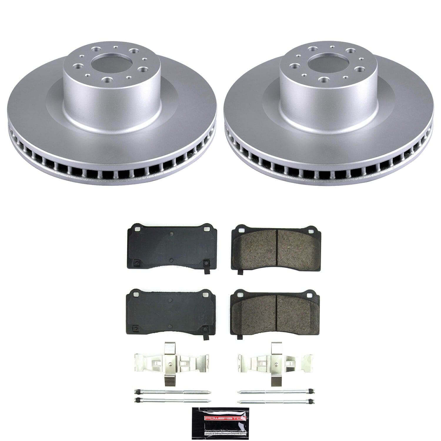 Power Stop CRK9251 Front Z17 Evolution Pad And Rotor Kit for 2020 Tesla Model Y Long Range, Standard Range product image