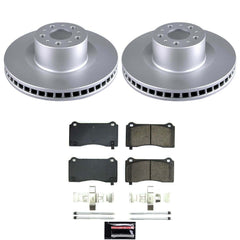 Power Stop CRK9251 Front Z17 Evolution Pad And Rotor Kit for 2020 Tesla Model Y Long Range, Standard Range product image