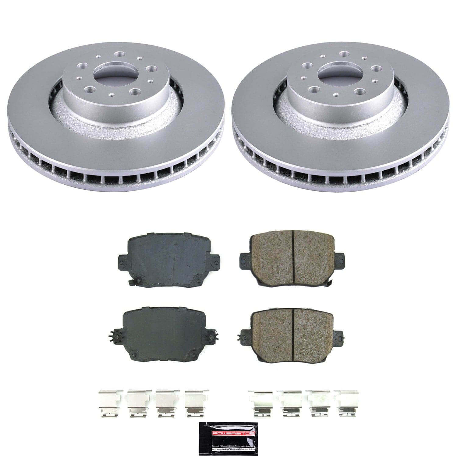 Power Stop CRK9254 Rear Z17 Evolution Pad And Rotor Kit for 2020-2024 Tesla Model Y Performance product image