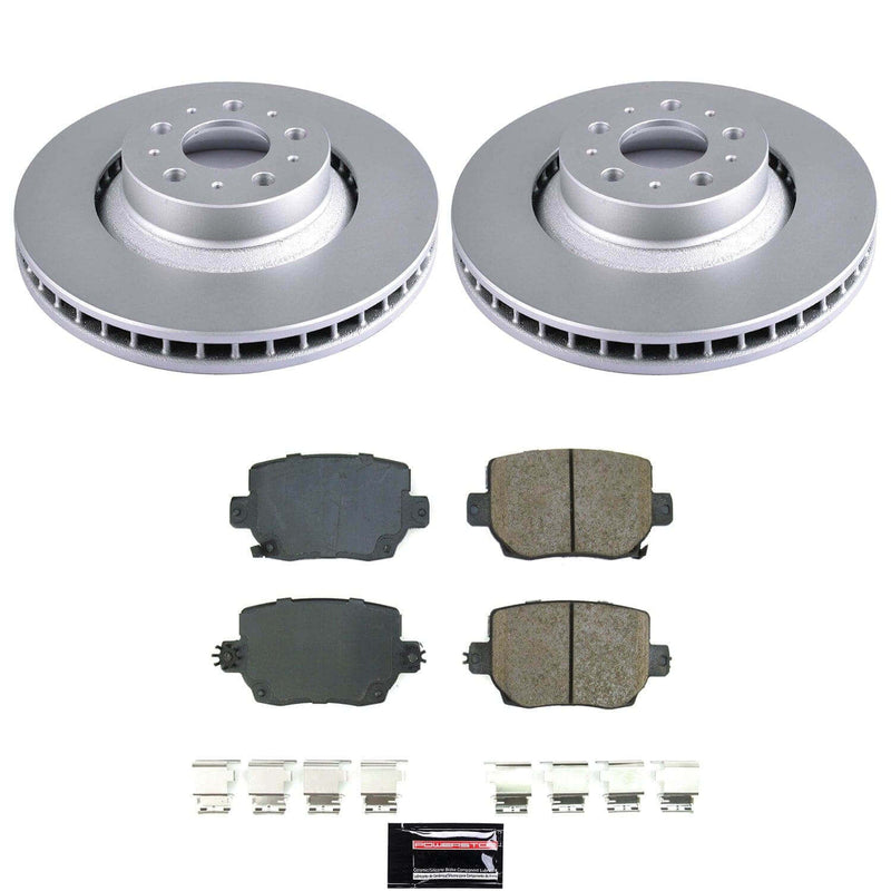Power Stop CRK9254 Rear Z17 Evolution Pad And Rotor Kit for 2020-2024 Tesla Model Y Performance product image