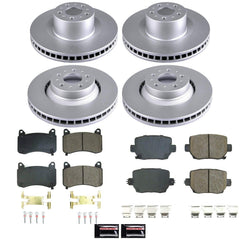 Power Stop CRK9255 Front And Rear Z17 Evolution Pad And Rotor Kit for 2020-2024 Tesla Model Y Performance product image