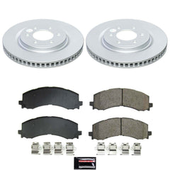 Power Stop CRK9262 Z17 Evolution Pad And Rotor Kit for 2022-2023 Ford F-150 Lightning product image