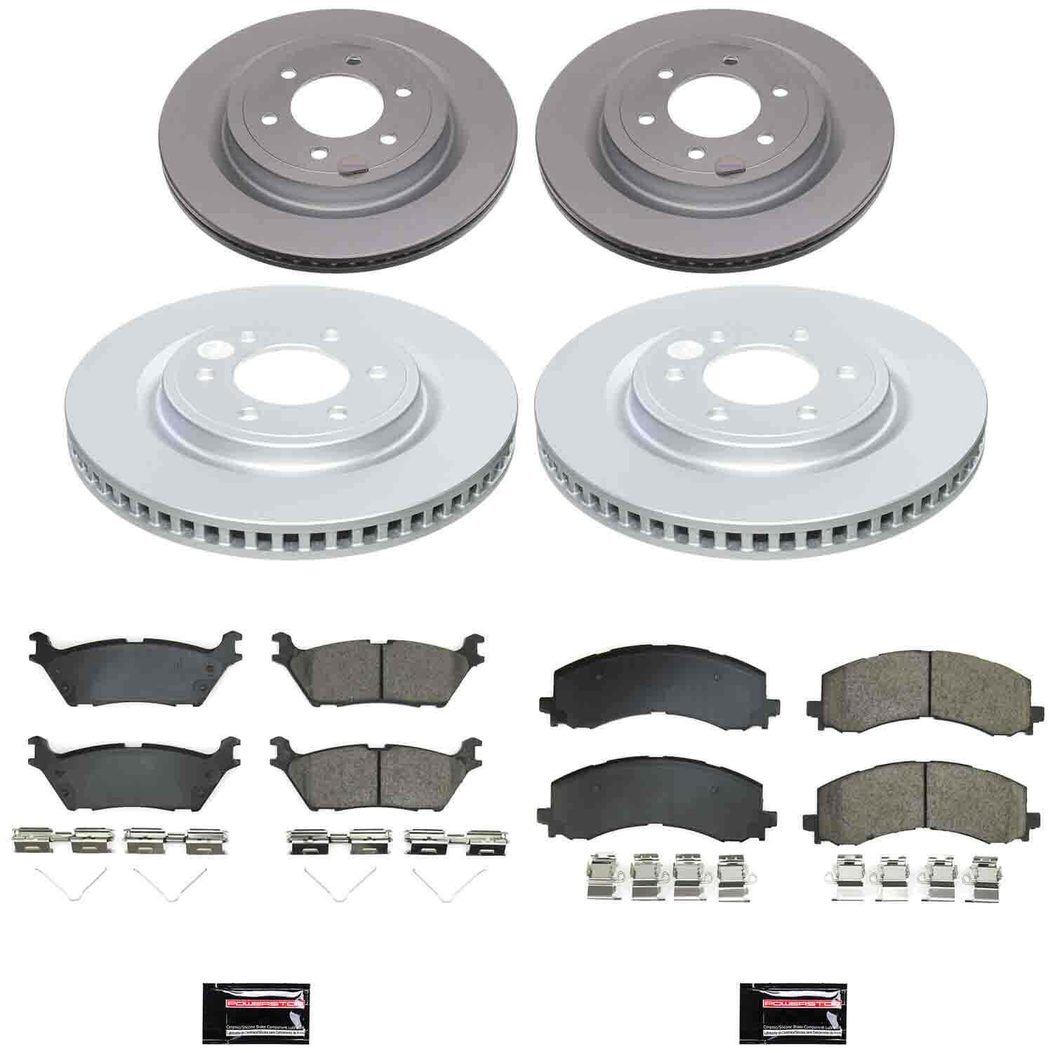 Power Stop CRK9267 Z17 Evolution Pad And Rotor Kit for 2022-2023 Ford F-150 Lightning product image