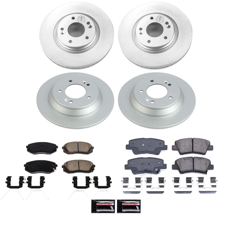 Power Stop CRK9274 Z17 Evolution Pad And Rotor Kit for 2022 Hyundai Kona Limited, N Line Front Wheel Drive product image
