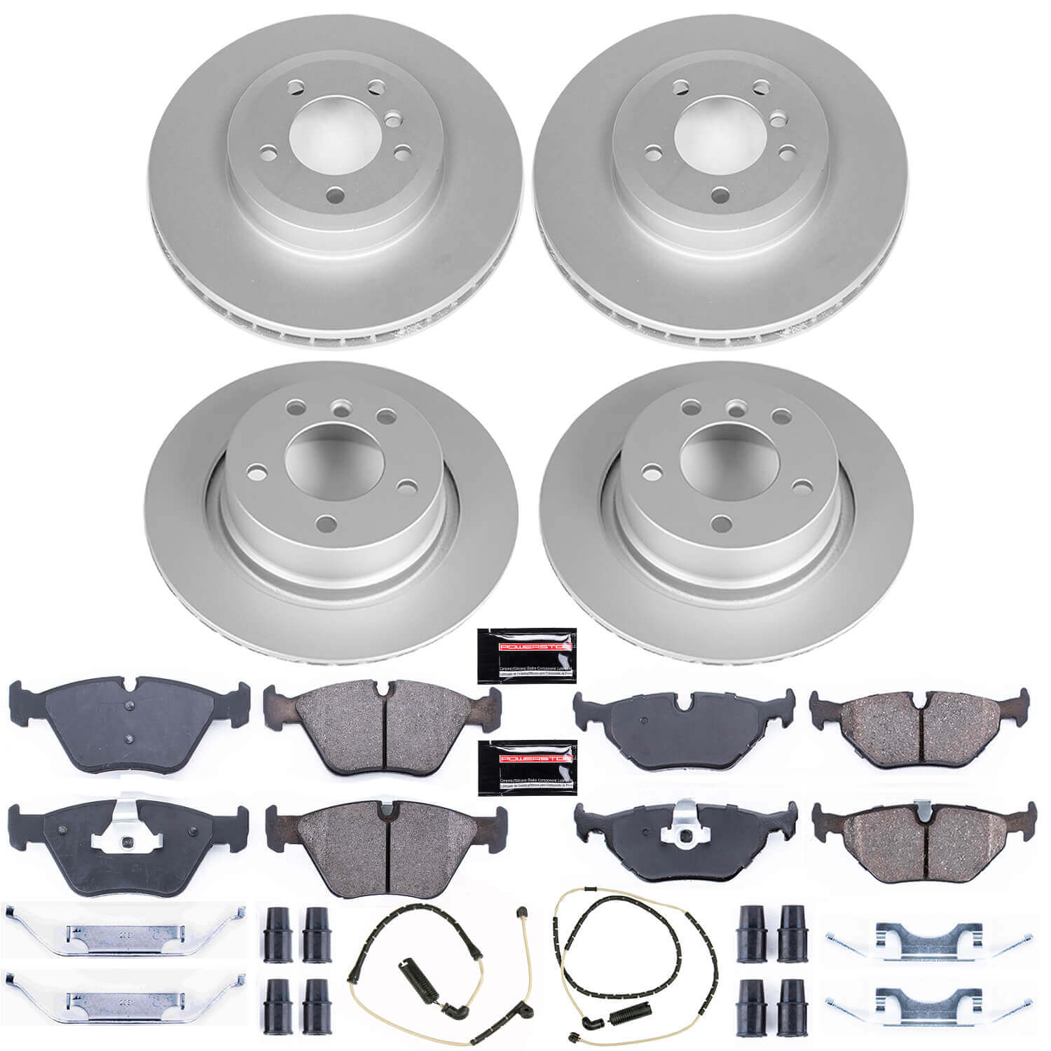 Power Stop CRK935 - Z23 Evolution Sport Front And Rear Brake Kit vehicle fitment brake part