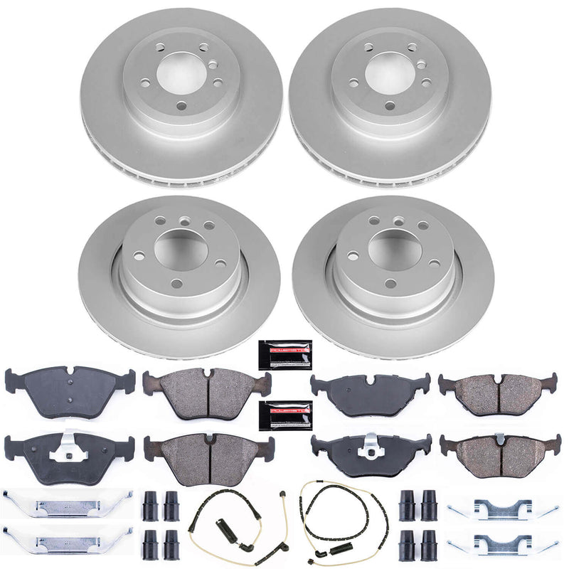 Power Stop CRK935 - Z23 Evolution Sport Front And Rear Brake Kit vehicle fitment brake part