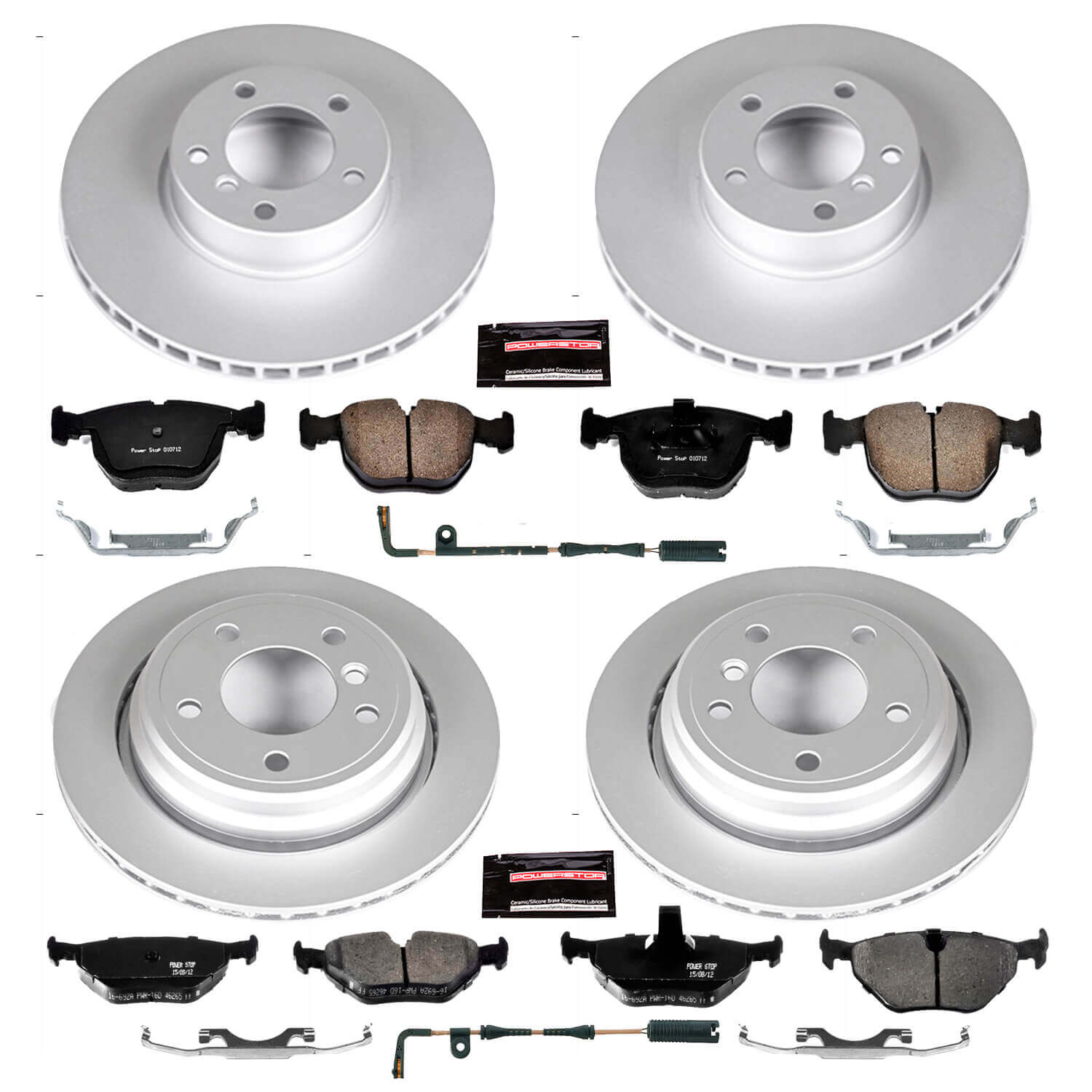 Power Stop CRK946 - Z23 Evolution Sport Front And Rear Brake Kit vehicle fitment brake part