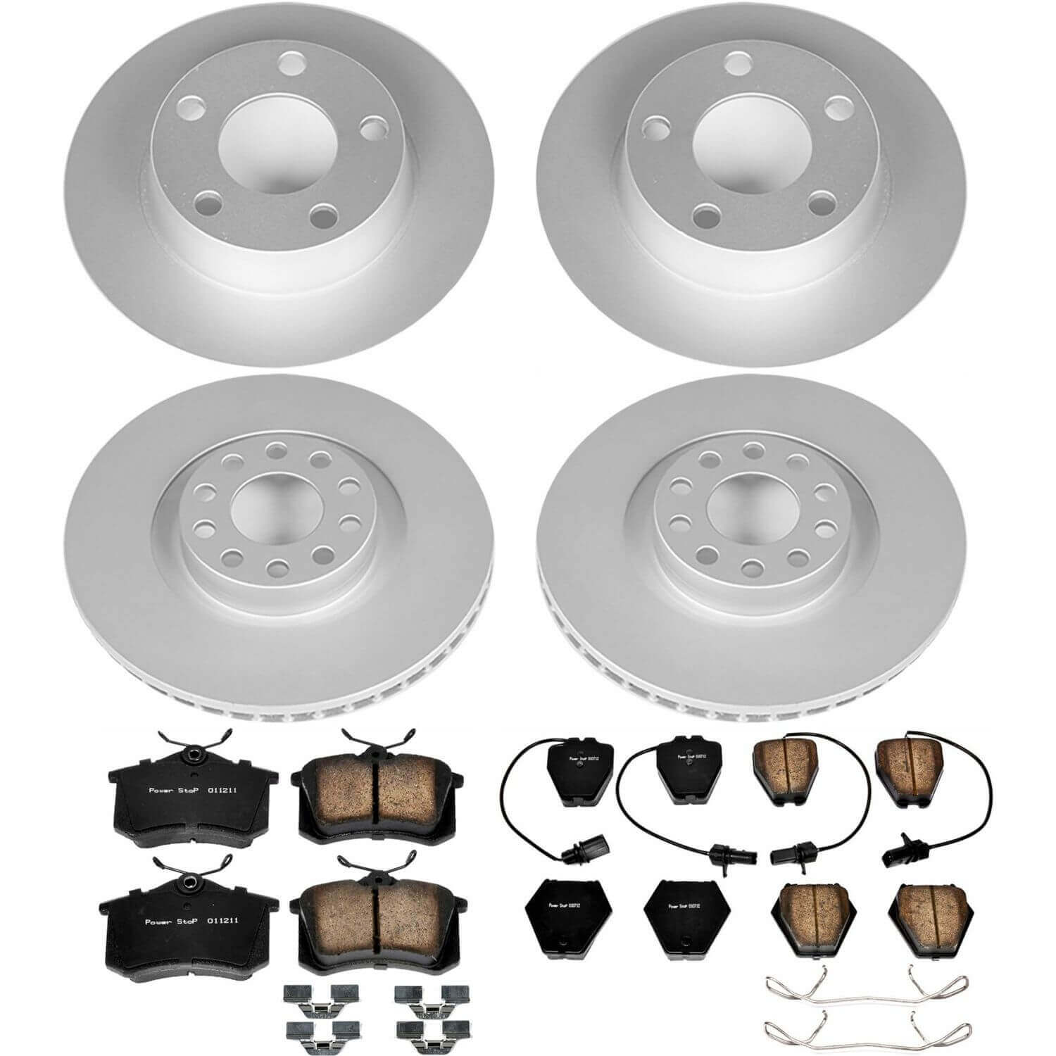 Power Stop CRK950 - Z23 Evolution Sport Front And Rear Brake Kit vehicle fitment brake part