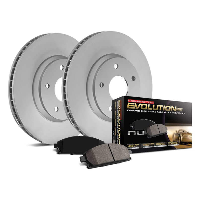 Power Stop CRK9240 Front Z17 Evolution Pad And Fully Coated Rotor Kit for 2022-2024 Jeep Grand Cherokee product image