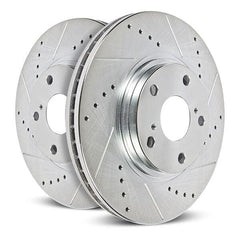 Power Stop AR85188XR Evolution Vented Drilled And Slotted Front Passenger Side Brake Rotor for Vehicle-Specific Fitment product image