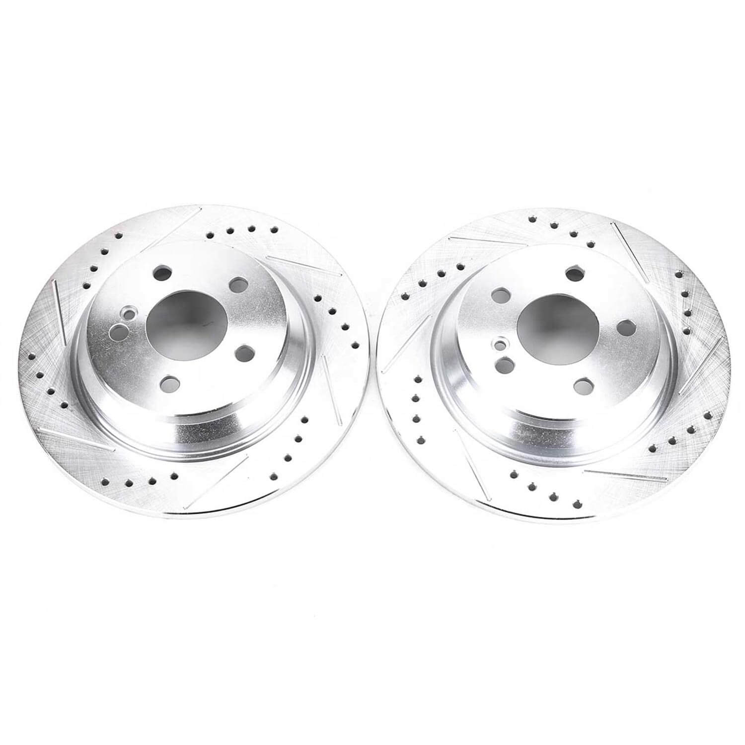 Power Stop EBR1049XPR Evolution Performance Vented 1-Piece Drilled And Slotted Rear Brake Rotors for 2007-2008 Mercedes-Benz CL550 Base product image