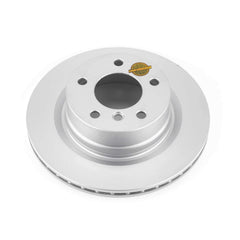 Power Stop EBR1216EVC Evolution Geomet Coated 1-Piece Plain Rear Brake Rotors for 2008-2013 BMW 128I Base product image