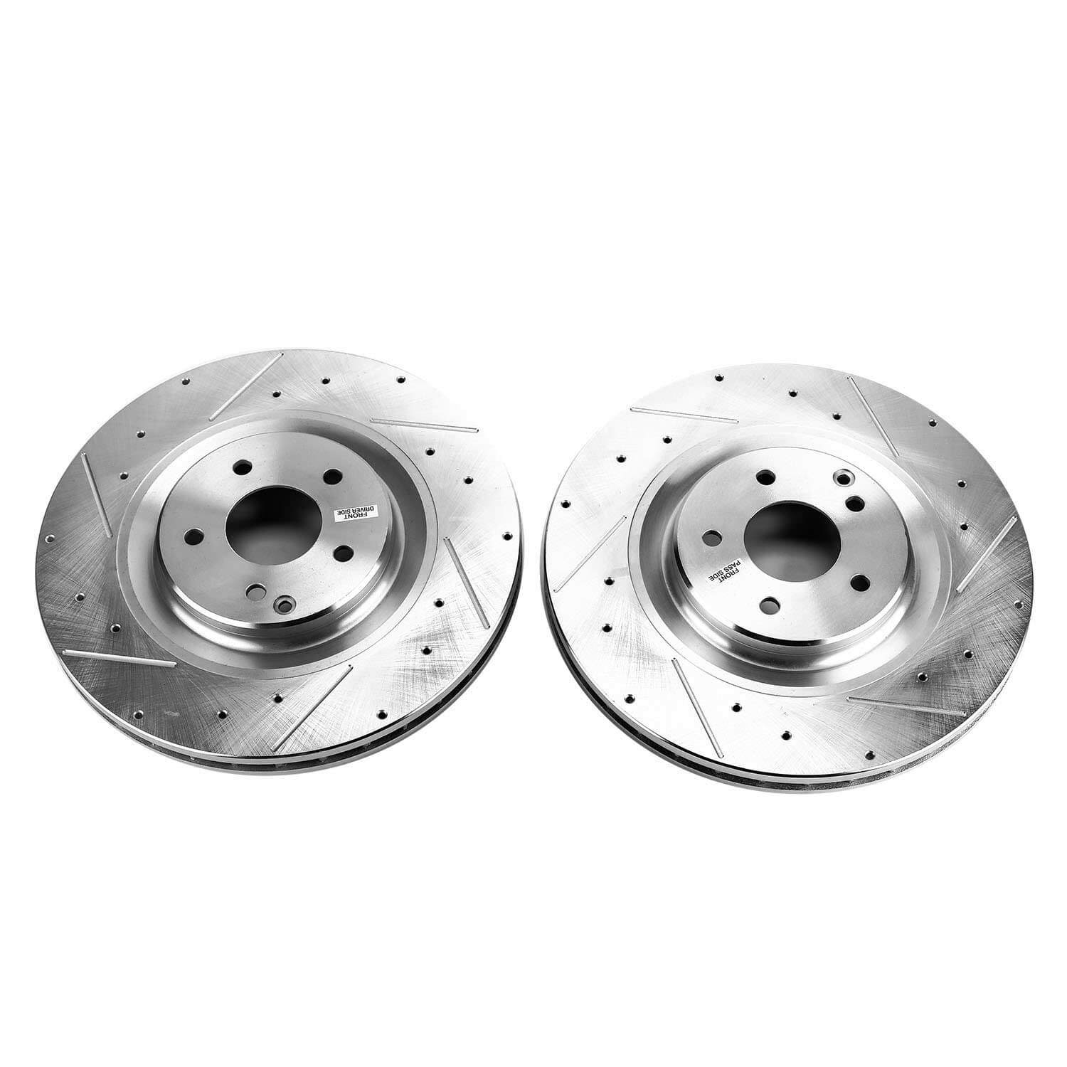 Power Stop EBR1243XPR Evolution Performance Vented 1-Piece Drilled And Slotted Front Brake Rotors for 2002-2004 Mercedes-Benz C32 AMG Base product image