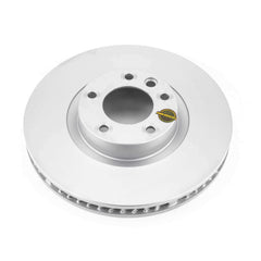 Power Stop EBR1291EVC Evolution Geomet Coated 1-Piece Plain Front Driver Brake Rotors for 2011-2012 Porsche Cayenne S, S Hybrid product image