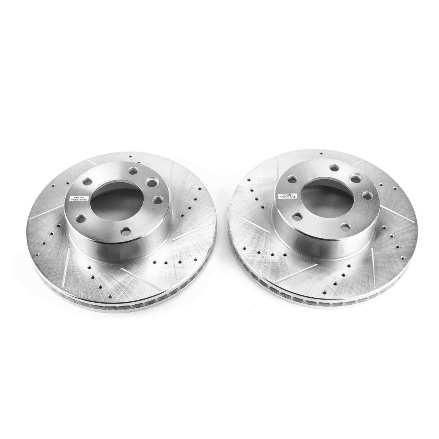Power Stop EBR1449XPR Evolution Performance 1-Piece Drilled And Slotted Front Brake Rotors for 2002-2008 Mercedes-Benz G500 Base product image