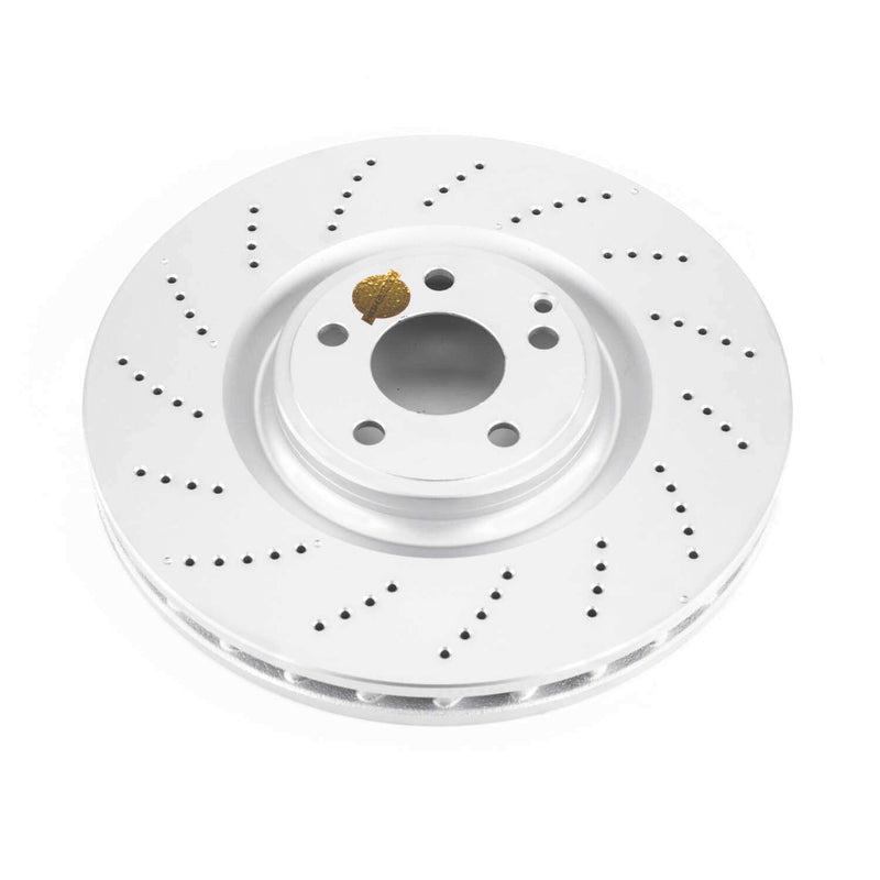 Power Stop EBR1454EVC Evolution Geomet Coated 1-Piece Plain Front Brake Rotors for 2012-2018 Mercedes-Benz CLS550 4Matic, Base product image