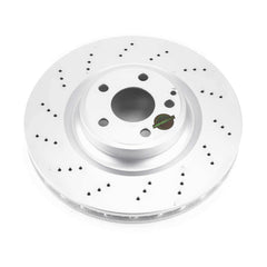 Power Stop EBR1458EVC Evolution Geomet Coated 1-Piece Plain Front Brake Rotors for 2015 Mercedes-Benz E400 4Matic, Base, Hybrid Sedan (4 Door) product image