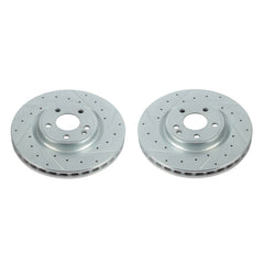 Power Stop EBR1487XPR Evolution Performance Vented 1-Piece Drilled And Slotted Front Brake Rotor for 2017-2018 Infiniti QX30 Base, Luxury, Premium product image