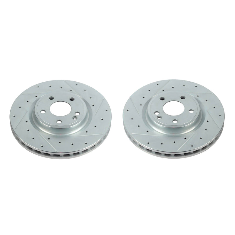 Power Stop EBR1487XPR Evolution Performance Vented 1-Piece Drilled And Slotted Front Brake Rotor for 2017-2018 Infiniti QX30 Base, Luxury, Premium product image