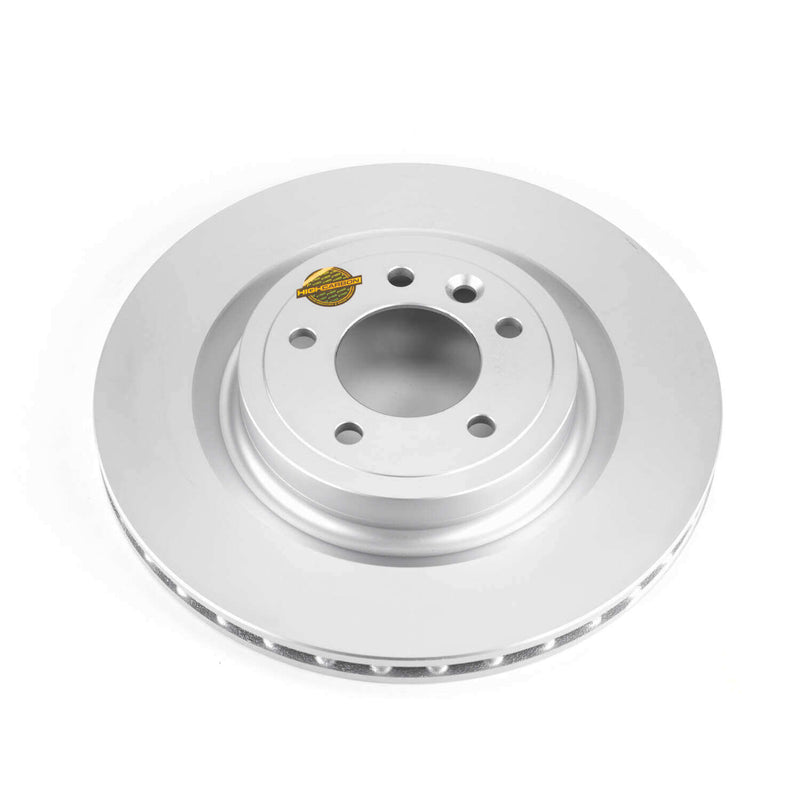 Power Stop EBR1496EVC Evolution Geomet Coated 1-Piece Plain Rear Brake Rotors for 2017 Land Rover Discovery First Edition, Hse, Hse Luxury, SE product image