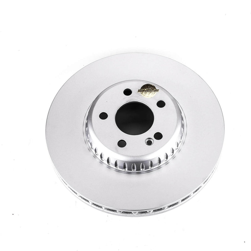 Power Stop EBR1604EVC Evolution Geomet Coated 1-Piece Plain Front Brake Rotors for 2015-2022 Mercedes-Benz C300 4Matic, Base product image