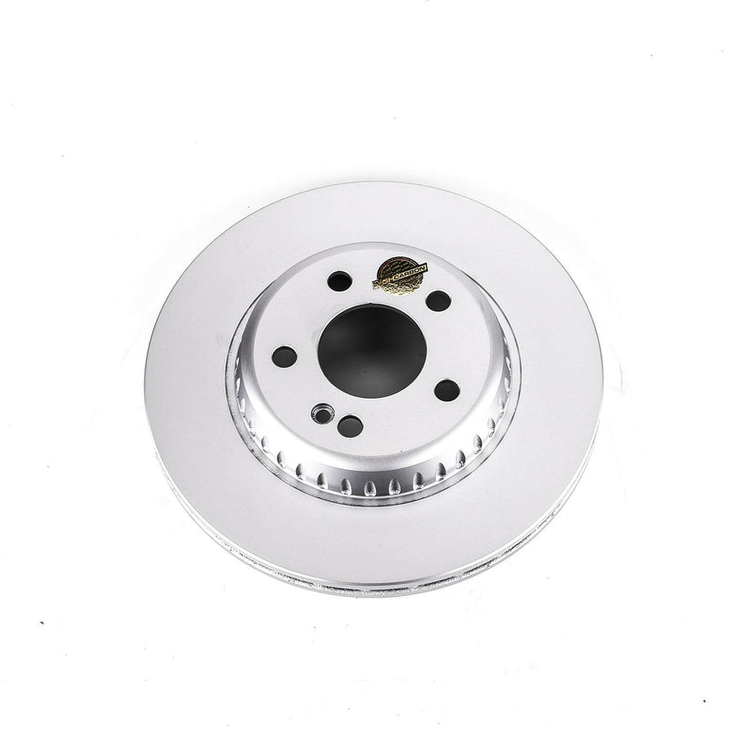 Power Stop EBR1605EVC Evolution Geomet Coated 1-Piece Plain Rear Brake Rotors for 2015-2022 Mercedes-Benz C300 4Matic, Base product image