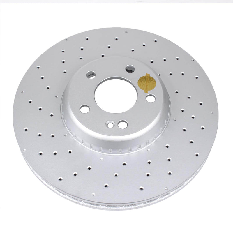 Power Stop EBR1606EVC Evolution Geomet Coated 1-Piece Plain Front Brake Rotors for 2015-2022 Mercedes-Benz C300 4Matic, Base product image