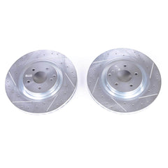 Power Stop EBR1630XPR Evolution Performance Vented 1-Piece Drilled And Slotted Front Brake Rotors for 2003-2006 Mercedes-Benz CLK500 Base product image