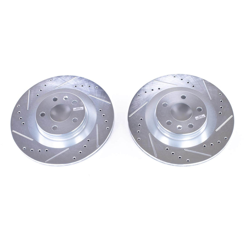 Power Stop EBR1643XPR Evolution Performance 1-Piece Drilled And Slotted Rear Brake Rotors for 2019 Volvo S60 T5 Inscription, T5 Momentum, T5 R-Design, T6 Inscription, T6 Momentum, T6 product image