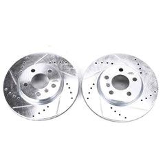 Power Stop EBR1647XPR Evolution Performance 1-Piece Drilled And Slotted Front Brake Rotors for 2014 MINI Cooper S product image