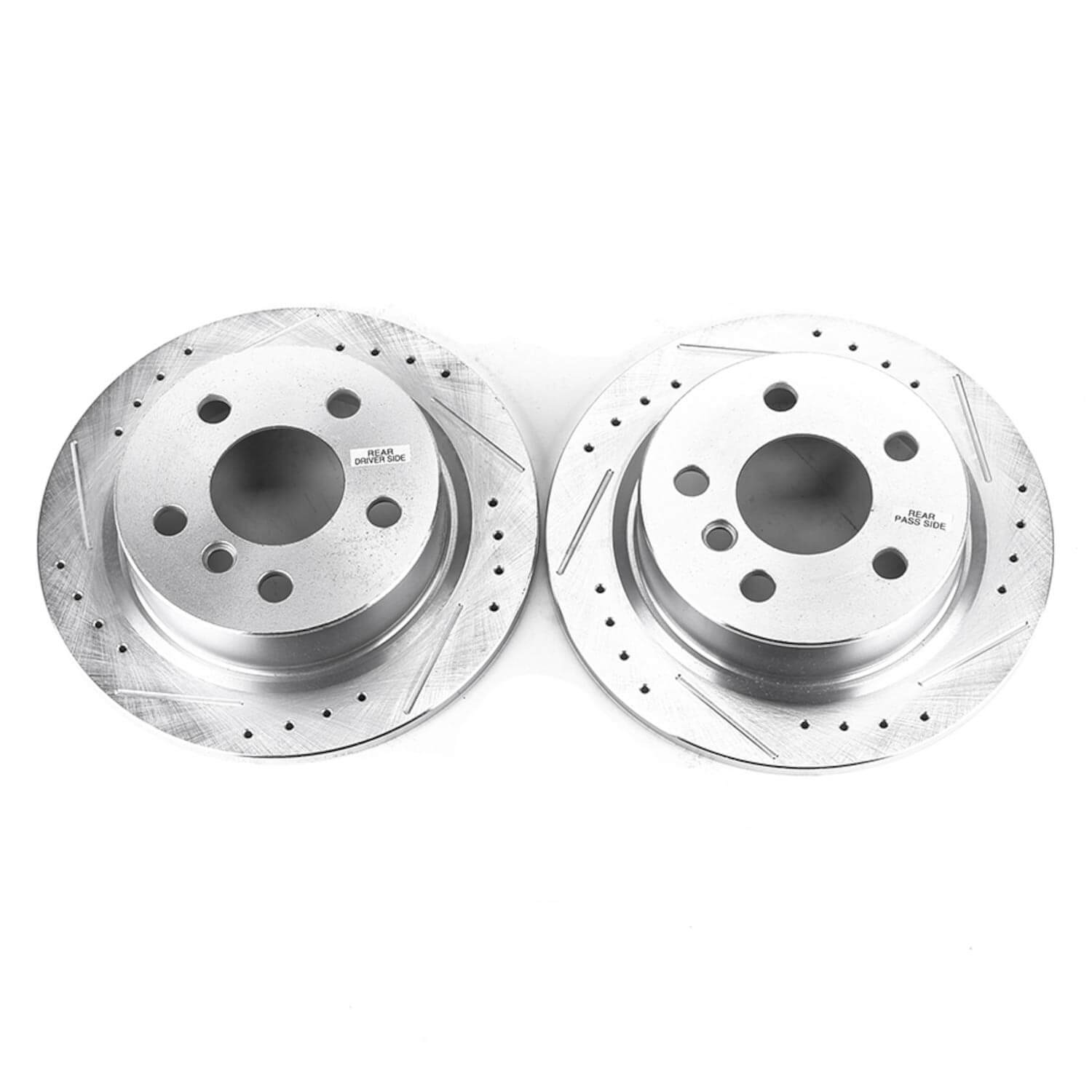 Power Stop EBR1648XPR Evolution Performance 1-Piece Drilled And Slotted Rear Brake Rotors for 2014-2015 MINI Cooper Base, S product image