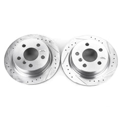 Power Stop EBR1648XPR Evolution Performance 1-Piece Drilled And Slotted Rear Brake Rotors for 2014-2015 MINI Cooper Base, S product image