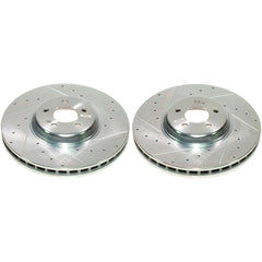 Power Stop EBR1649XPR Evolution Performance Vented 1-Piece Drilled And Slotted Front Brake Rotors for 2017-2022 Mercedes-Benz C43 AMG 4Matic product image