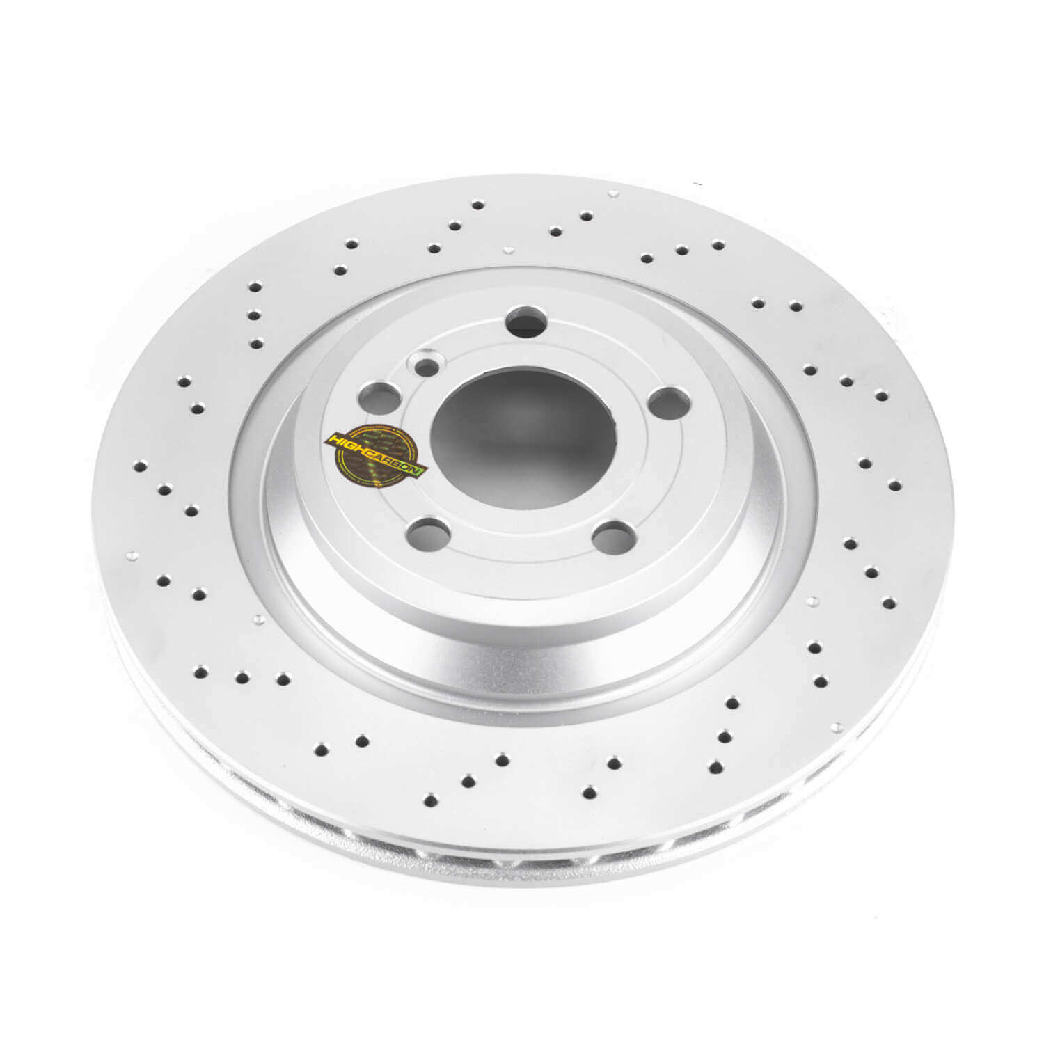 Power Stop EBR1651EVC Evolution Geomet Coated 1-Piece Plain Rear Brake Rotors for 2015-2016 Mercedes-Benz SL400 Base product image