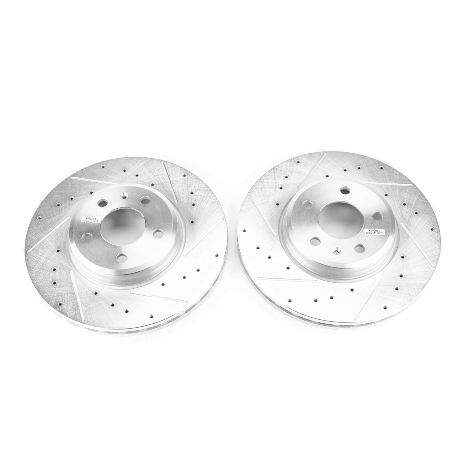 Power Stop EBR1652XPR Evolution Performance Vented 1-Piece Drilled And Slotted Front Brake Rotors for 2017-2018 Audi A4 Premium, Premium Plus, Prestige product image