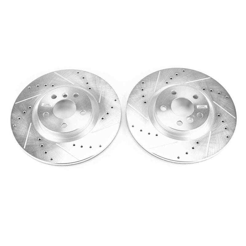 Power Stop EBR1656XPR Evolution Performance Vented 1-Piece Drilled And Slotted Front Brake Rotors for 2016 BMW X1 XDRIVE28I product image