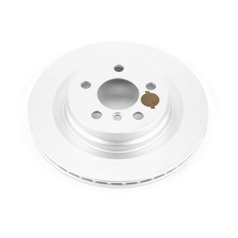 Power Stop EBR1657EVC Evolution Geomet Coated 1-Piece Plain Rear Brake Rotors for 2021-2024 BMW 228I Gran Coupe Base product image