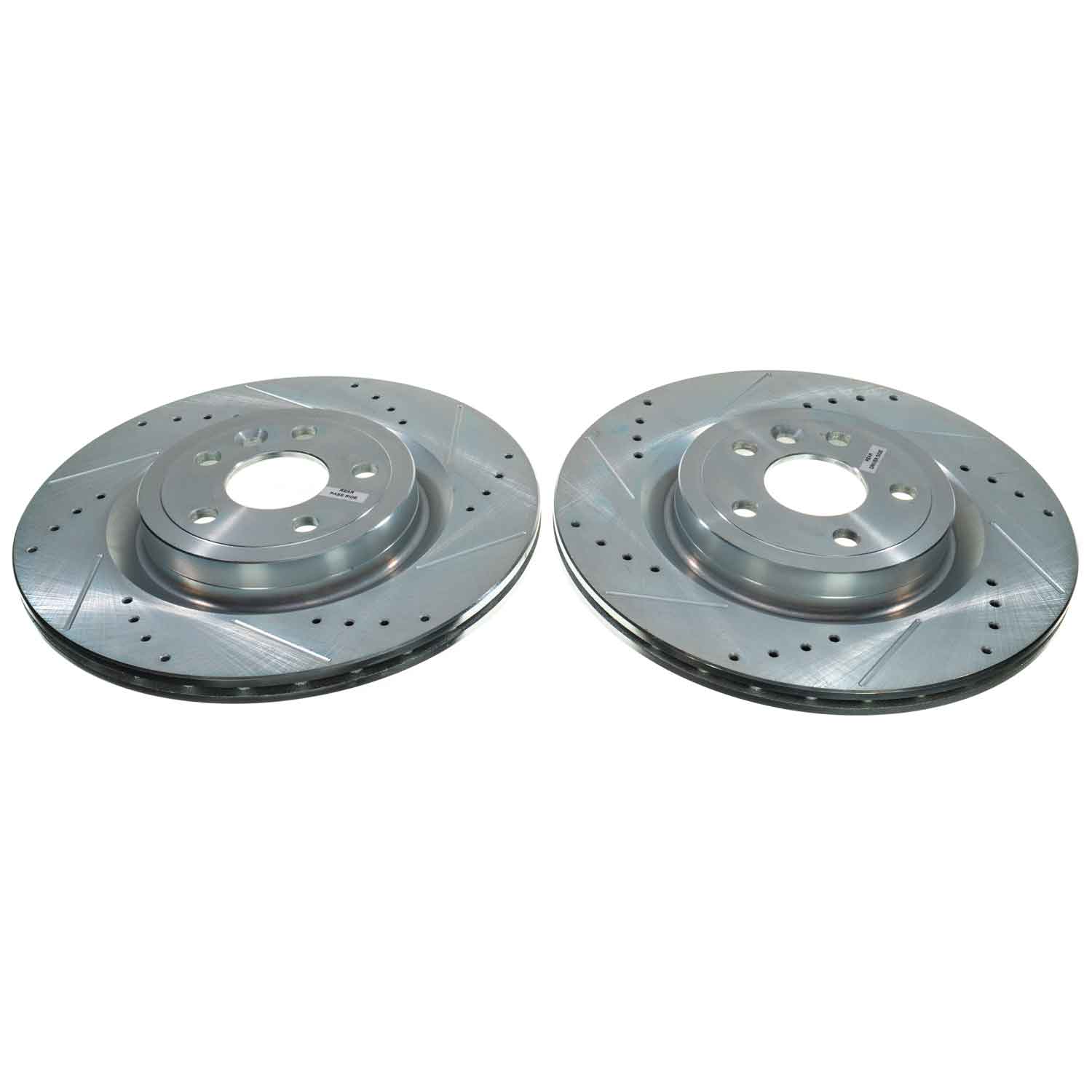Power Stop EBR1685XPR Evolution Performance Vented 1-Piece Drilled And Slotted Rear Brake Rotor for 2017 Jaguar F-Pace Base, First Edition, Premium, Prestige, R-Sport, S product image