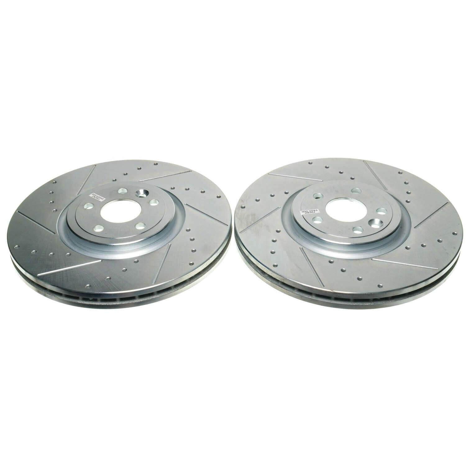 Power Stop EBR1686XPR Evolution Vented 1-Piece Drilled And Slotted Front Brake Rotors for 2017 Jaguar F-Pace Base, First Edition, Premium, Prestige, R-Sport, S product image