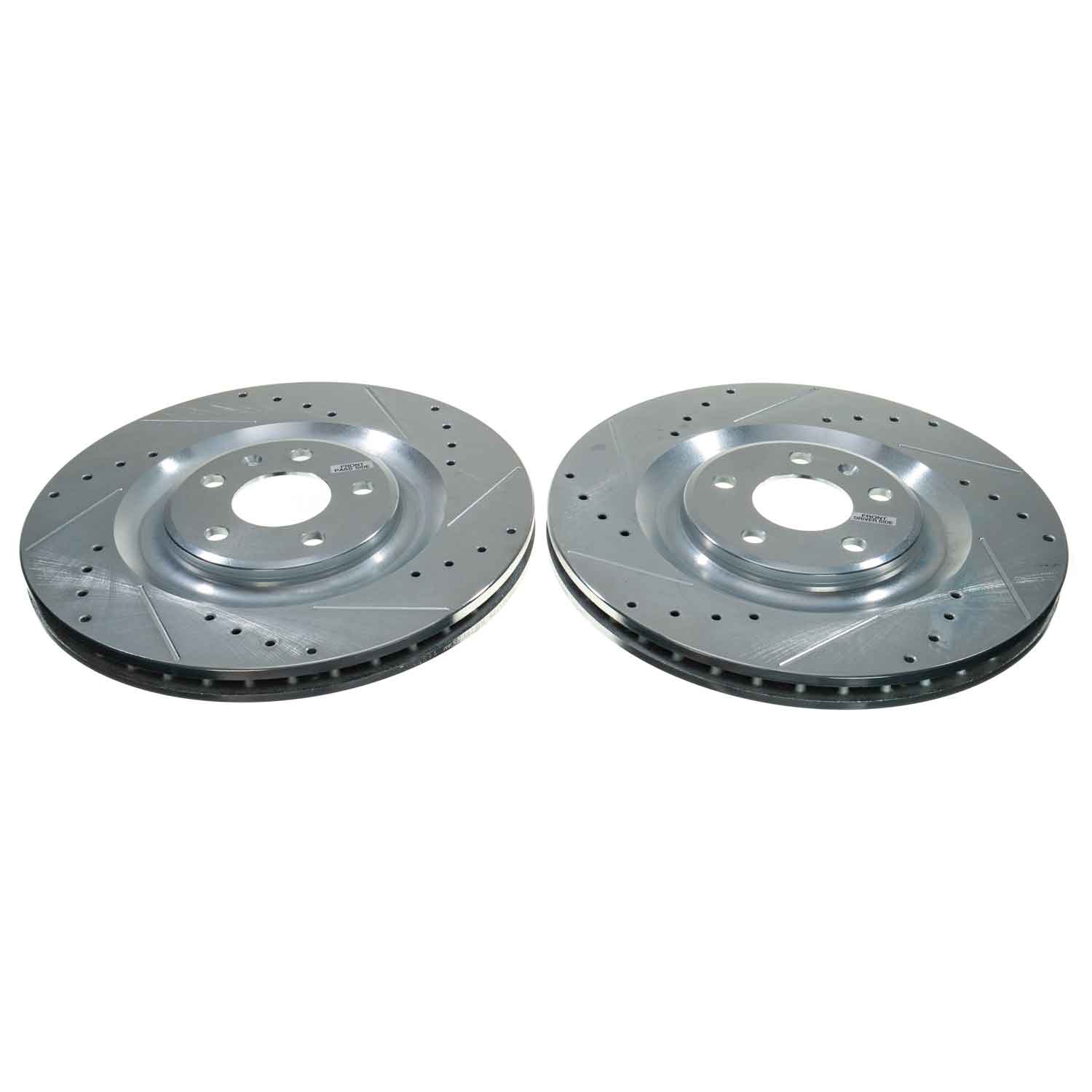 Power Stop EBR1695XPR Evolution Performance Vented 1-Piece Drilled And Slotted Rear Brake Rotor for 2019 Audi A8 Quattro L product image