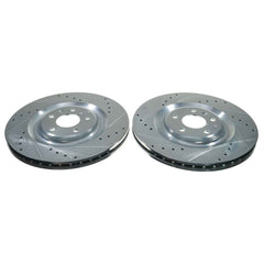 Power Stop EBR1695XPR Evolution Performance Vented 1-Piece Drilled And Slotted Rear Brake Rotor for 2019 Audi A8 Quattro L product image