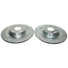 Power Stop EBR1698XPR Evolution Performance Solid 1-Piece Drilled And Slotted Rear Brake Rotor for 2019 Volvo S60 T5 Inscription, T5 Momentum, T5 R-Design, T6 Inscription, T6 Momentum, T6 product image