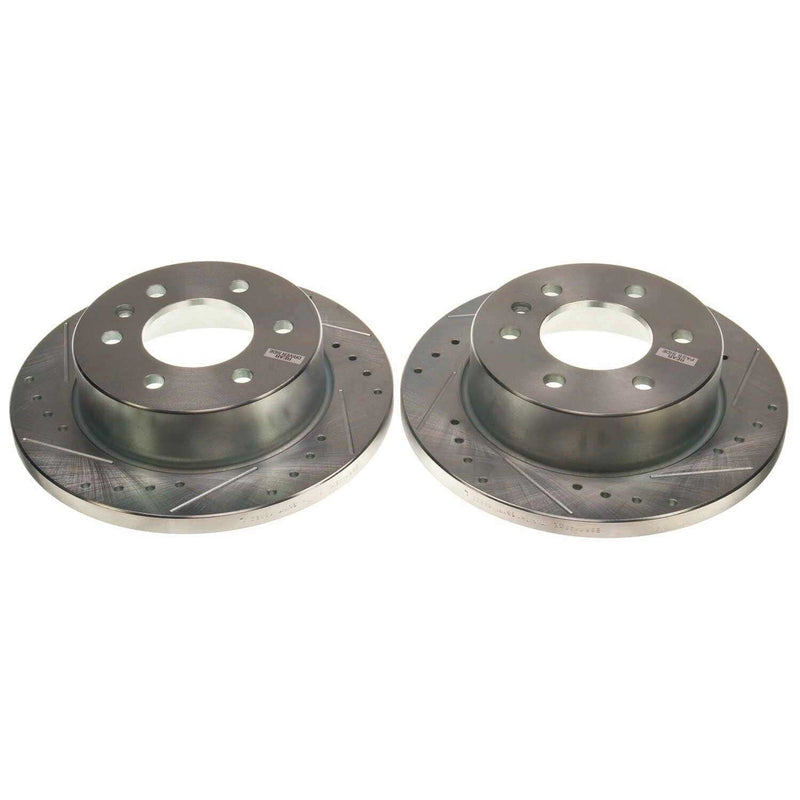 Power Stop EBR1823XPR Evolution Solid Drilled And Slotted Rear Brake Rotor for 2019-2020 Freightliner Sprinter 1500 Base product image