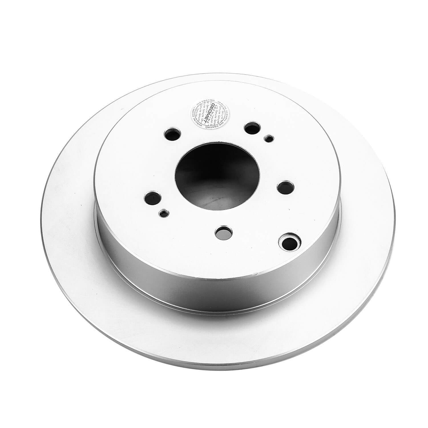 Power Stop JBR1123EVC Evolution Geomet Coated 1-Piece Plain Rear Brake Rotors for 2004-2005 Mitsubishi Endeavor Limited, LS, Xls product image