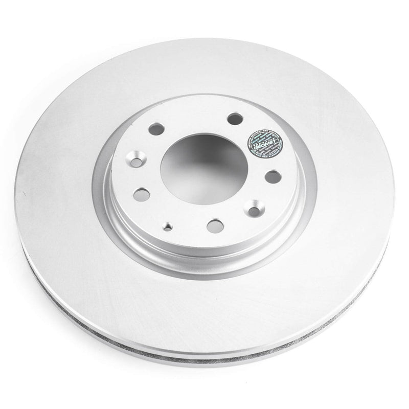 Power Stop JBR1155EVC Evolution Geomet Coated 1-Piece Plain Front Brake Rotors for 2006-2007 Mazda 6 Mazdaspeed product image