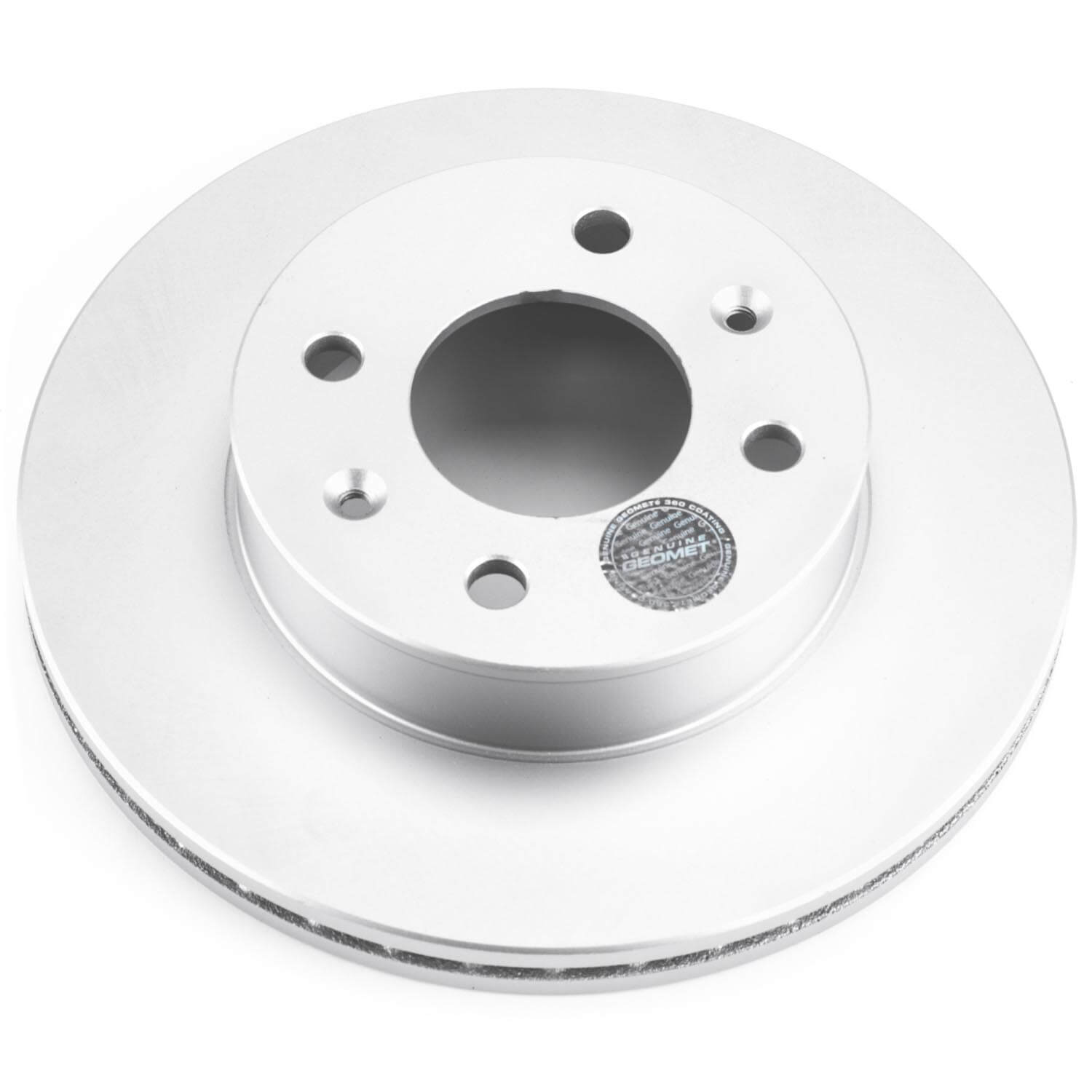 Power Stop JBR1160EVC Evolution Geomet Coated 1-Piece Plain Front Brake Rotors for 2003 Hyundai Accent Base, GL product image