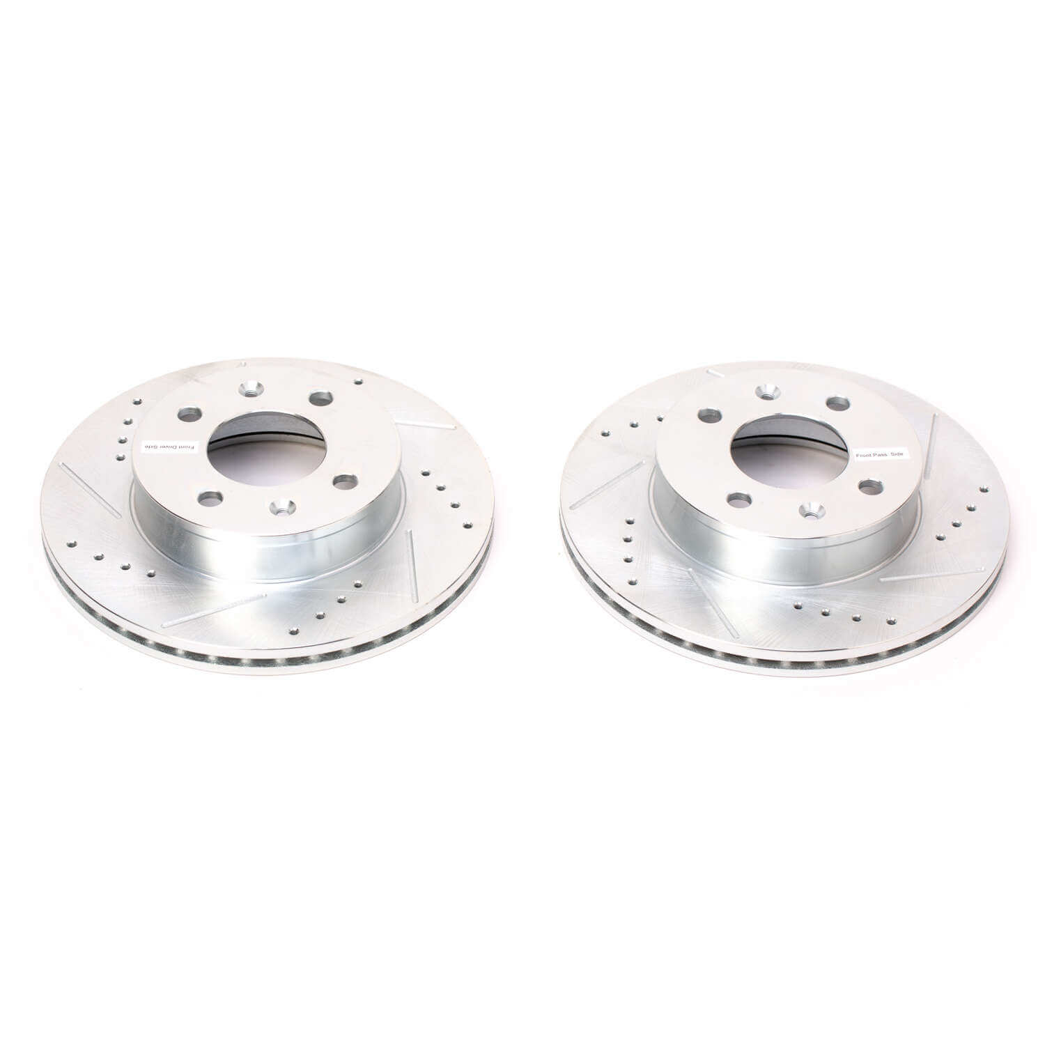 Power Stop JBR1160XPR Evolution Performance Vented 1-Piece Drilled And Slotted Front Brake Rotor for 2003 Hyundai Accent Base, GL product image