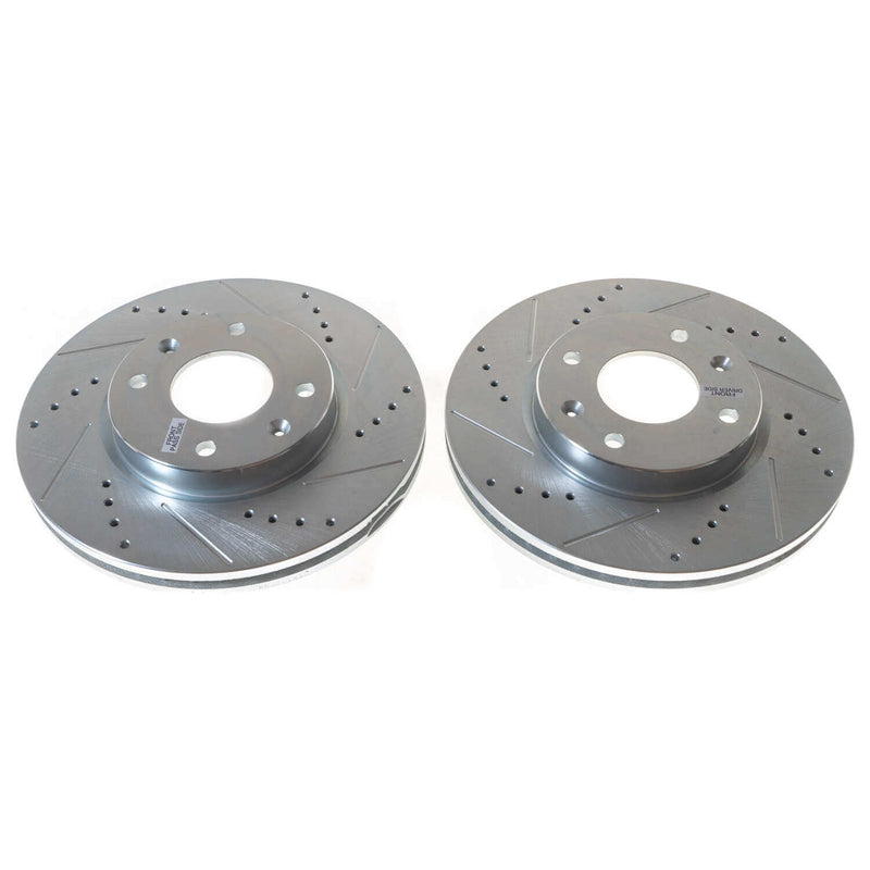 Power Stop JBR1320XPR Evolution Performance Vented 1-Piece Drilled And Slotted Front Brake Rotor for 2003 Hyundai Sonata Base, GLS, LX product image