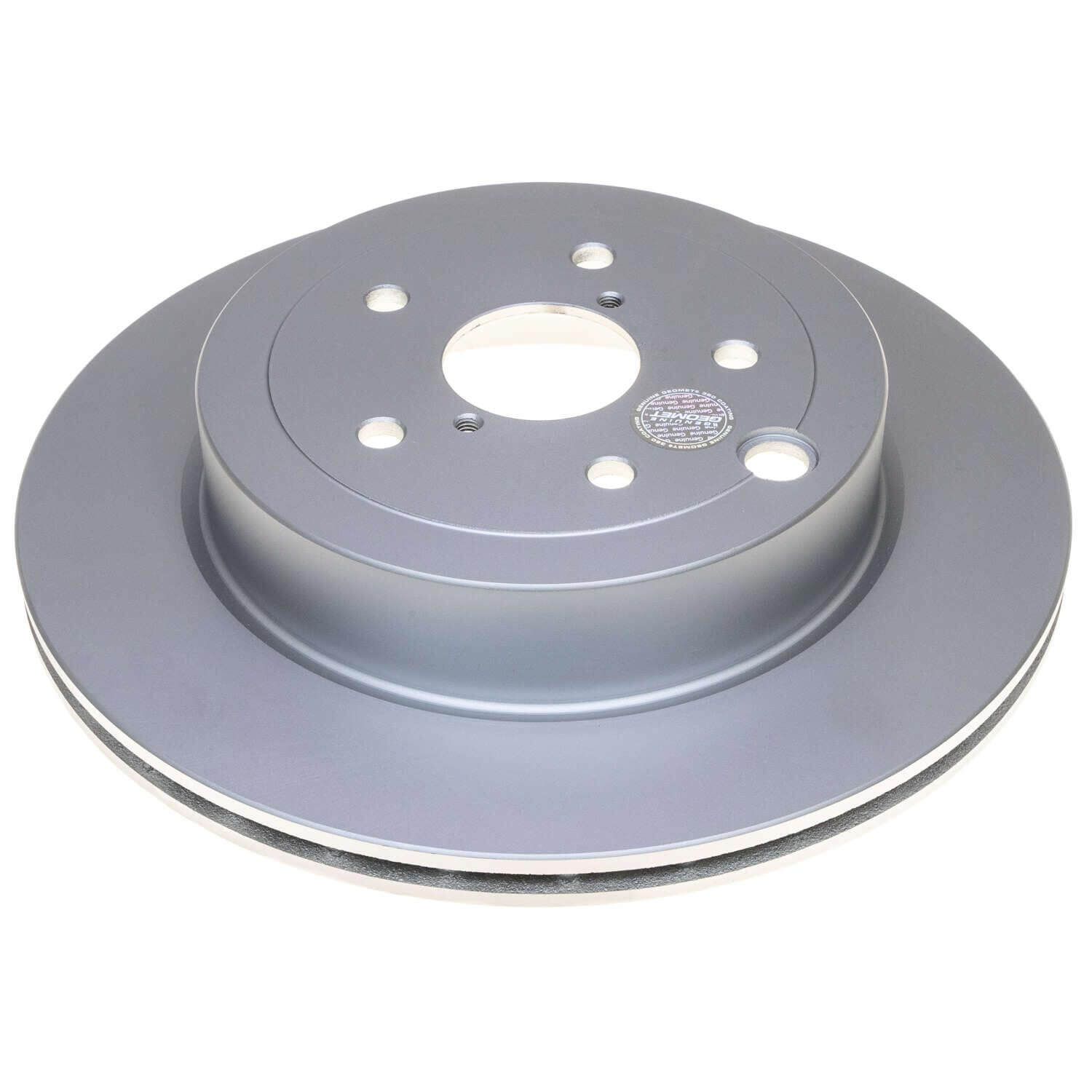 Power Stop JBR1366EVC Evolution Geomet Coated Vented 1-Piece Plain Rear Brake Rotor for 2008-2009 Subaru Impreza WRX STI product image